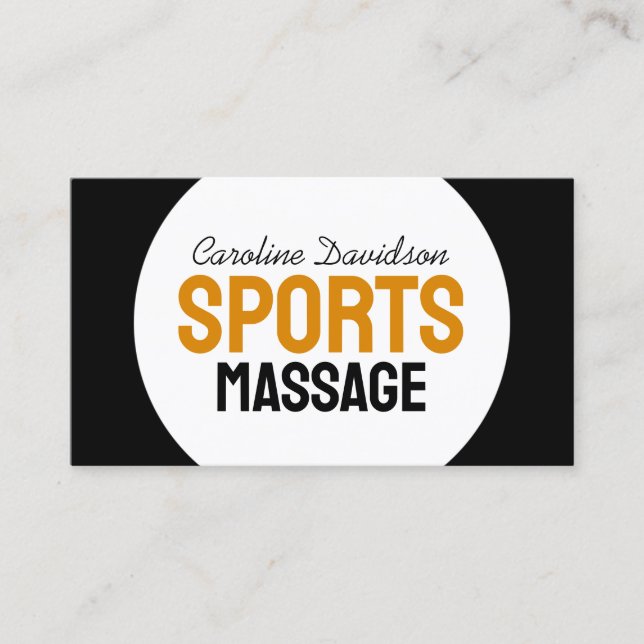 Sports Deep body heilende Therapeutin Kontakt Visitenkarte (Vorderseite)