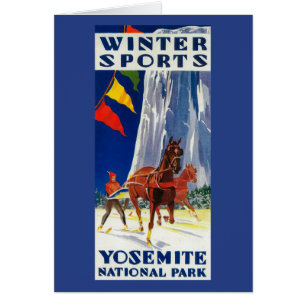 Sports d'hiver à Yosemite PosterYosemite, CA
