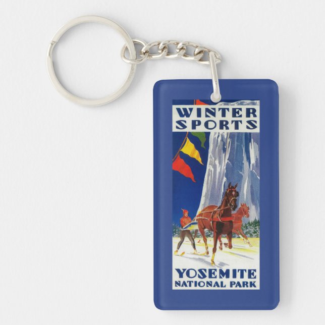 Sports d'hiver chez Yosemite PosterYosemite, CA (Devant)