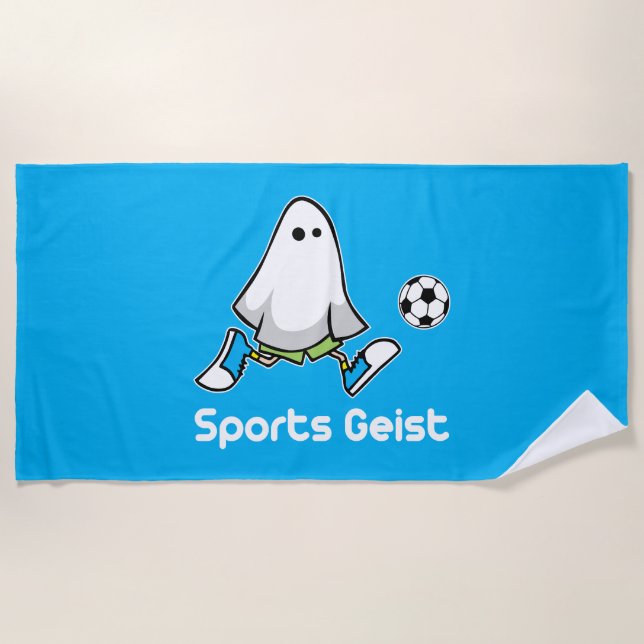 Sports Geist Strandtuch (Vorderseite)