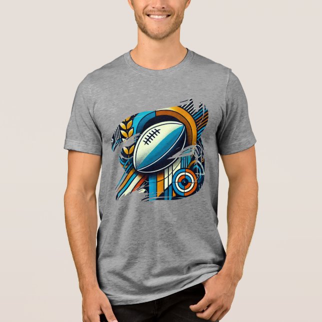 Sports Grid - American Football T - Shirt (Vorderseite)