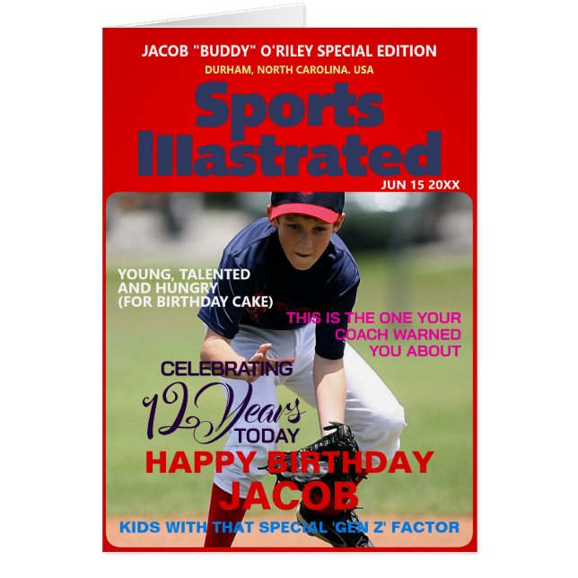 Sports Illustré Parodie Anniversaire-Enfants Spéci (Devant)