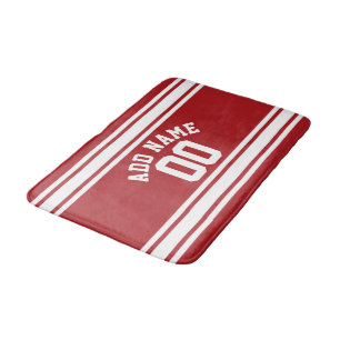 Sports Jersey mit Ihrem Namen und Ihrer Nummer Badematte