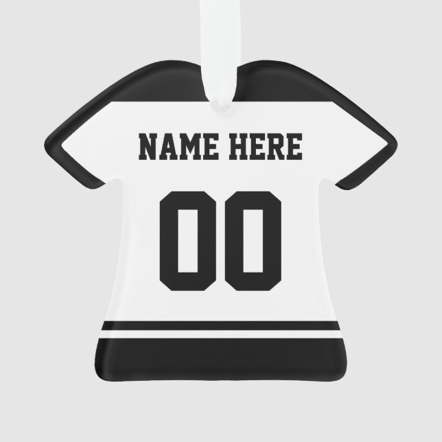 Sports Jersey Nom et numéro Modèle de l'ornement (dos)