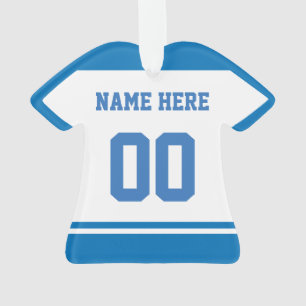 Sports Jersey Nom et numéro Retour Imprimer Modèle