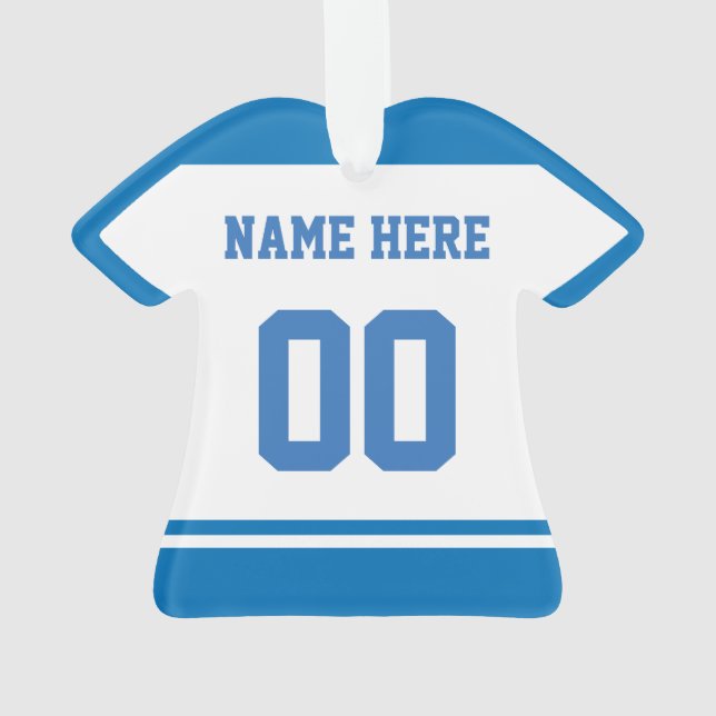 Sports Jersey Nom et numéro Retour Imprimer Modèle (dos)