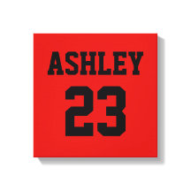 Sports Jersey Nummer und Name Red Personalisiert