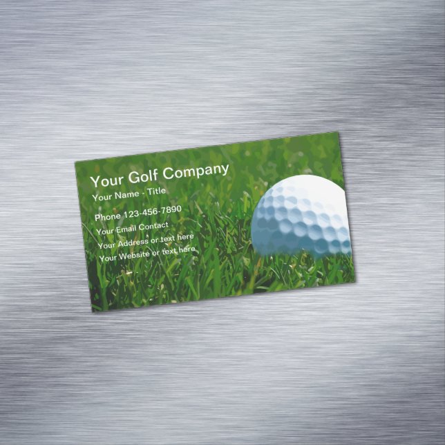 Sports modernes Golf Thème Cartes de visite magnét (In Situ)