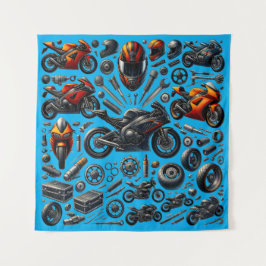 Sports Motorcycles: Speed and Performance Wandteppich