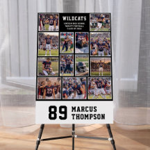 Sports Senior Night Graduation 13 Photo Grid