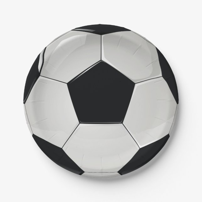 Sports Soccer Football Party Pappteller (Vorderseite)