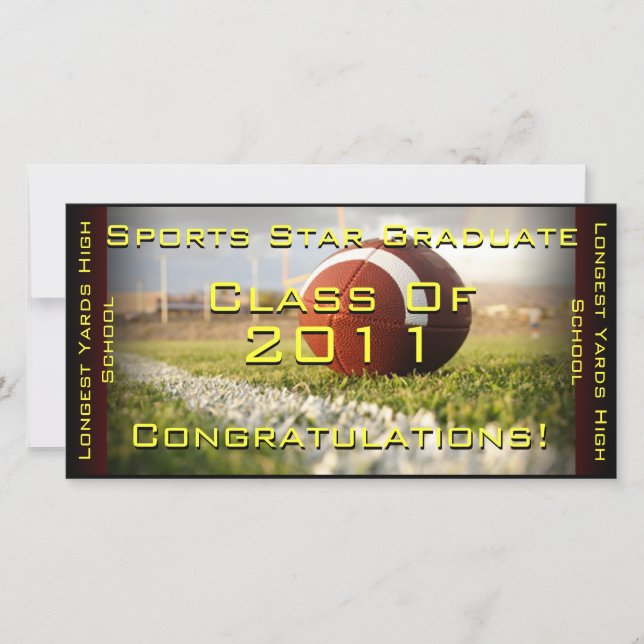 Sports Star (Football) - Carte de diplôme (Devant)