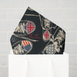 Sportschuh Mode Muster Seidenpapier