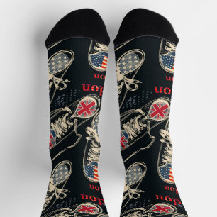 Sportschuh Mode Muster  Socken