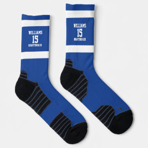 Sportsler Royal Blau und Weiße Socken