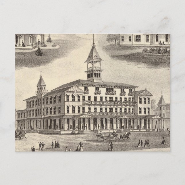 Sportsman's Hall & Hütten Postkarte (Vorderseite)