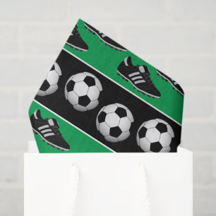 Sportsoccer Kugel Schuhe Party Papier