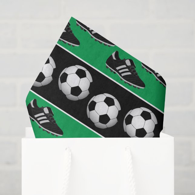 Sportsoccer Kugel Schuhe Party Papier (Geschenktüte)