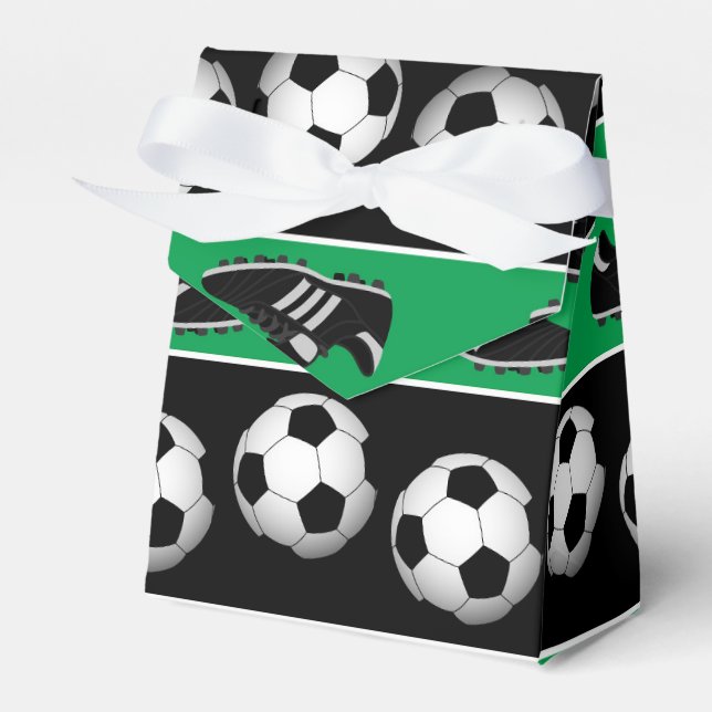 Sportsoccer Schuhe Muster Party Box Geschenkschachtel (Vorderseite)