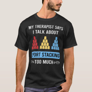 Sportstapel-Pokal-Stapelklappen T-Shirt