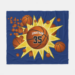 Sportstars Basketball-Blowout-Jungs Fleecedecke