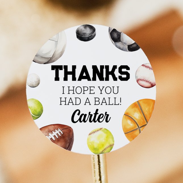 Sportstiftsticker Runder Aufkleber (Von Creator hochgeladen)