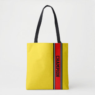 SPORTSTREIFEN - rot, schwarz, weiß Tasche