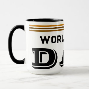 Sportsy Brown Striwn Coffee Cup Tasse