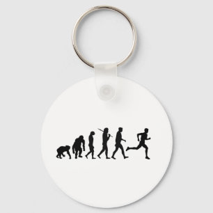 Sportsymbole - Laufende Evolution von Läufern Schlüsselanhänger