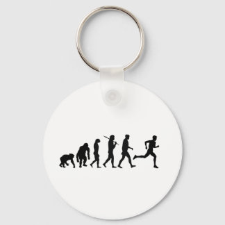 Sportsymbole - Laufende Evolution von Läufern Schlüsselanhänger