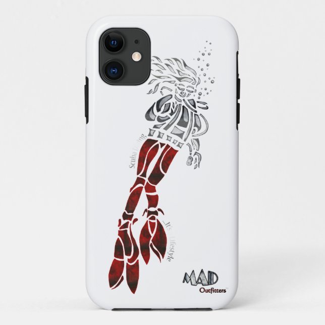 Sporttauchen-Telefon-Kasten Case-Mate iPhone Hülle (Rückseite)