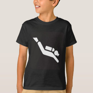 Sporttauchen-Zeichen T-Shirt