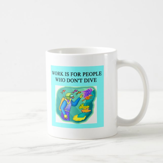 Sporttauchenentwurf Kaffeetasse (Rechts)