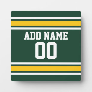 Sportteam Football Jersey Individuelle Name Fotoplatte