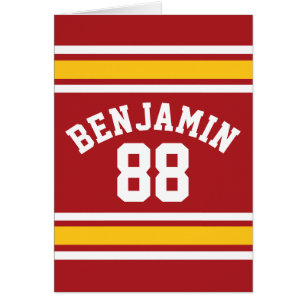 Sportteam Football Jersey Individuelle Name Nummer