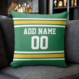 Sportteam Football Jersey Individuelle Name Nummer Kissen