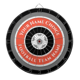 Sportteam Personalisiert in Gold Orange Dartscheibe