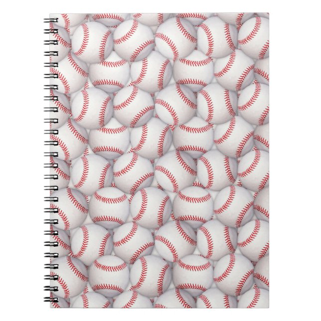 Sportthema Baseball Gästebuch Notizblock (Vorderseite)
