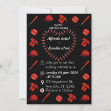 Sportthema Baseball Liebe Hochzeit Einladungen