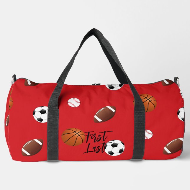 Sportthema Duffle Bag HAMbWG (Vorderseite)