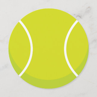 Sportthema Tennis Ball Party Einladung
