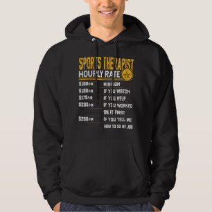 Sporttherapeut pro Stunde Sportpsychologe Hoodie