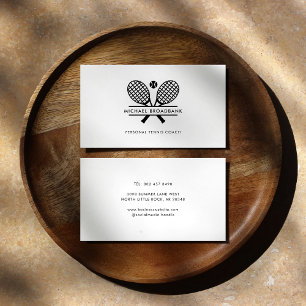 Sporttrainer auf dem Rasen Visitenkarte