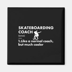 Sporttrainer-Definition Skateboarding Magnet