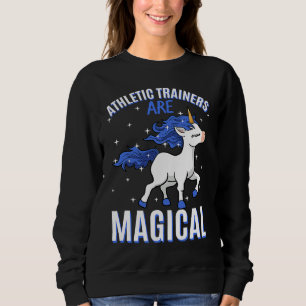Sporttrainer sind magische Einhorn-Job-Sportler m Sweatshirt