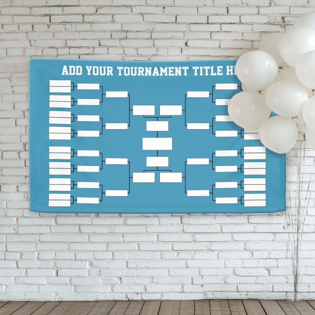 Sportturnierhalterung - kann die Farbe zurückänder Banner (Custom Tournament Bracket Banner)