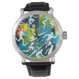 Sportuhr mit Inspiration - Motivierend Geschenk Armbanduhr