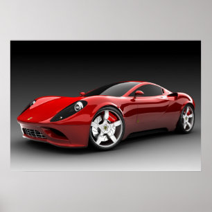 Sportwagen 40 poster