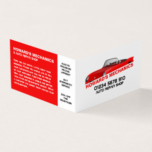 Sportwagen, Auto Mechanik & Reparaturen, im Detail Visitenkarten