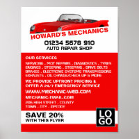 Sportwagen, Auto Mechanik & Reparaturen Werbung